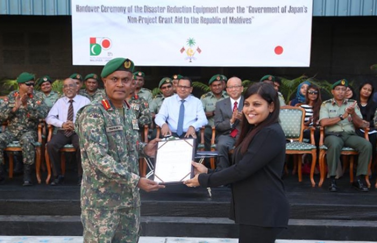 ކާރިސާގެ ހާލަތުގައި ބޭނުންކުރާ ސާމާނުތަކެއް ހަވާލުކޮށްފި