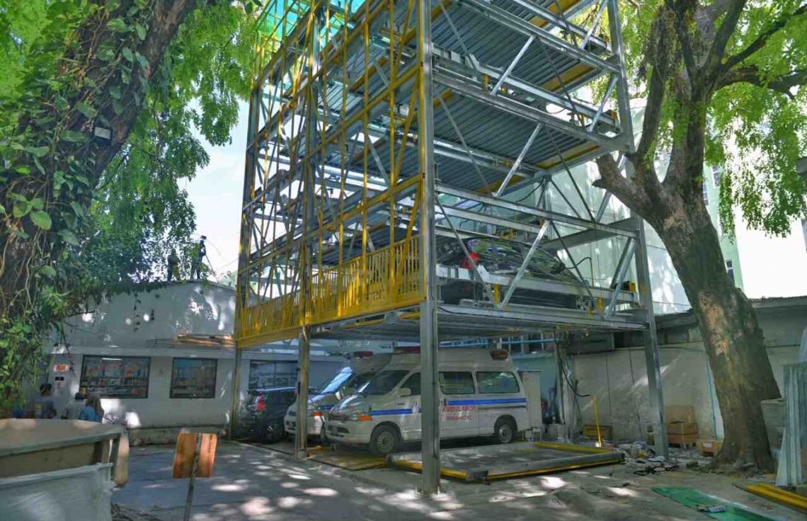 އޭޑީކޭގައި މެކޭނިކަލް ޕާކިން ސިސްޓަމެއް ގާއިމްކުރަނީ