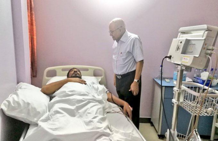 ގާސިމް ހޮސްޕިޓަލުން ދޫކޮށްލައިފި