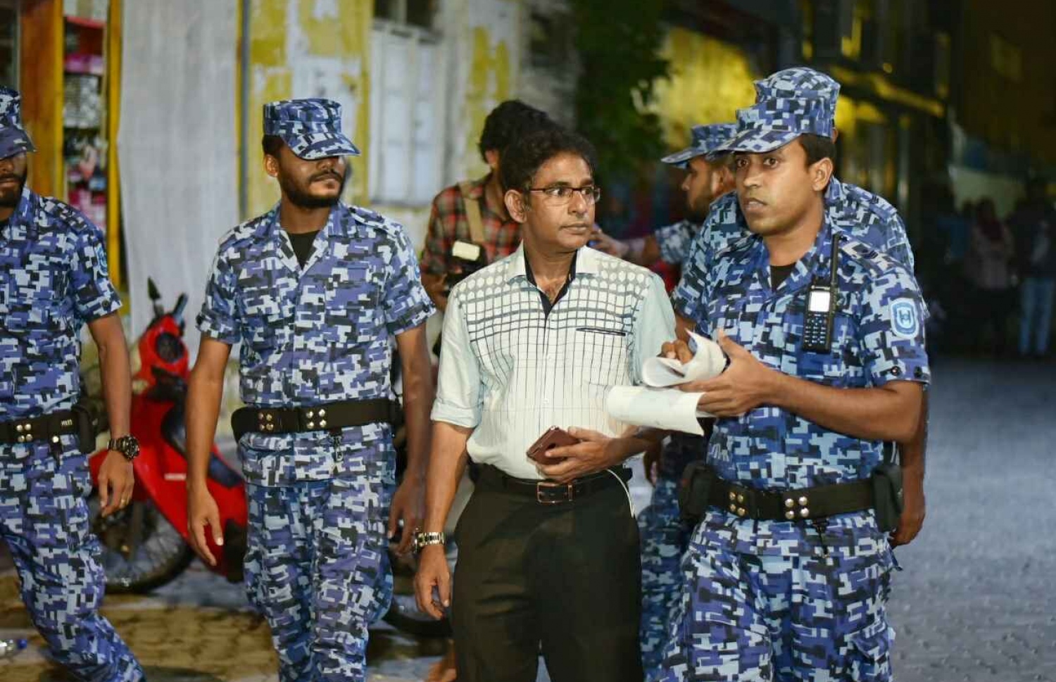 ވަހީދު މިދިޔަ ހޯމަ ދުވަހުގެ ރޭ ހައްޔަރުކުރަނީ --މިހާރު ފޮޓޯ: ހުސެއިން ވަހީދު