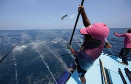Fishermen reel in their catch. PHOTO/GEMANAFUSHI MASVERIN