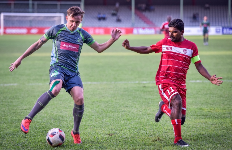 ކުޑަހުވަދޫއާ ދެކޮޅަށް ގްރީން މުހިއްމު މެޗަކަށް