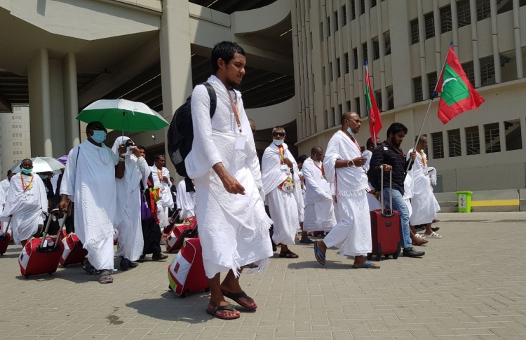 ހައްޖާޖީންގެ ފުރަތަމަ ގުރޫޕު ރާއްޖެ އަންނާނީ މާދަމާ