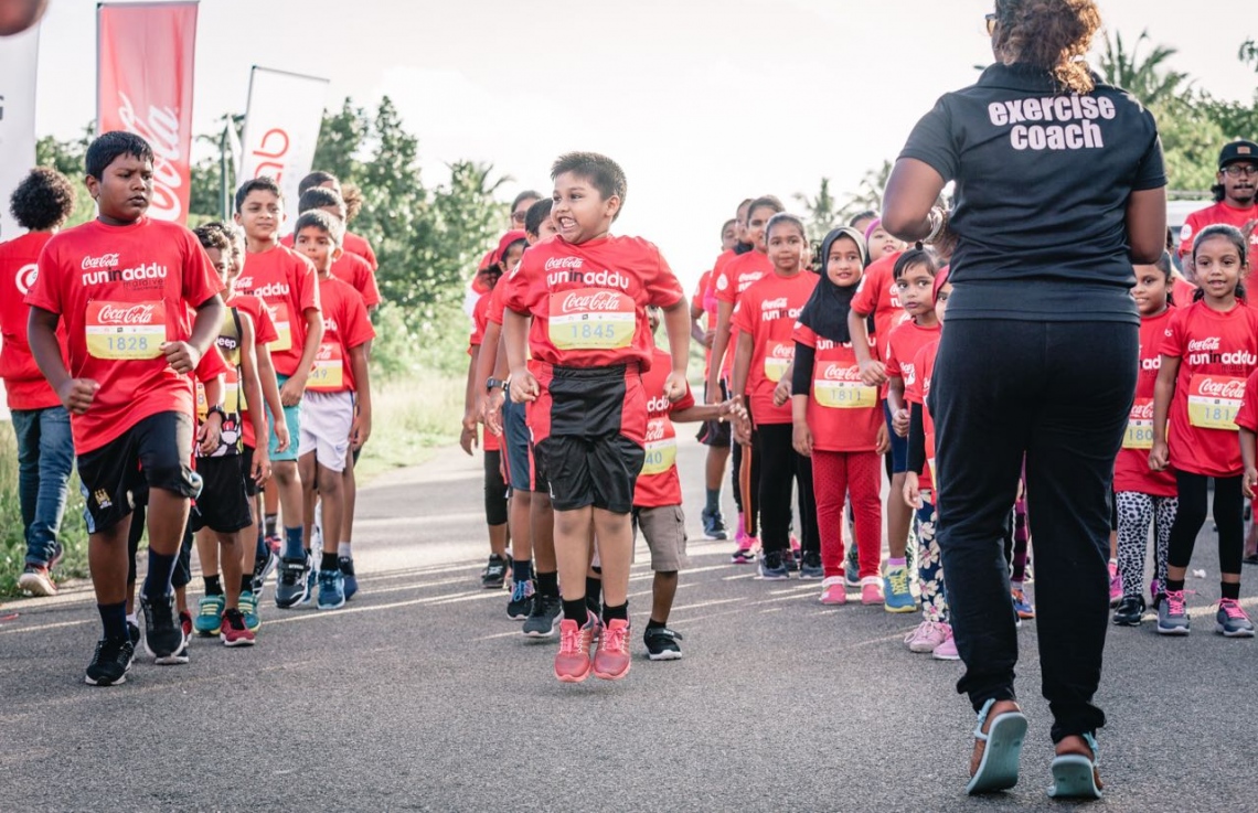 ހިތަދޫ، އައްޑޫ ސިޓީ (ސެޕްޓެމްބަރު 17) – ކޮކާކޯލާ ޓީއެފްޖީ "ރަން އިން އައްޑޫ" އިވެންޓުގެ ތެރެއިން. –ފޮޓޯ: އިބްރާހިމް އުޝާފަތު