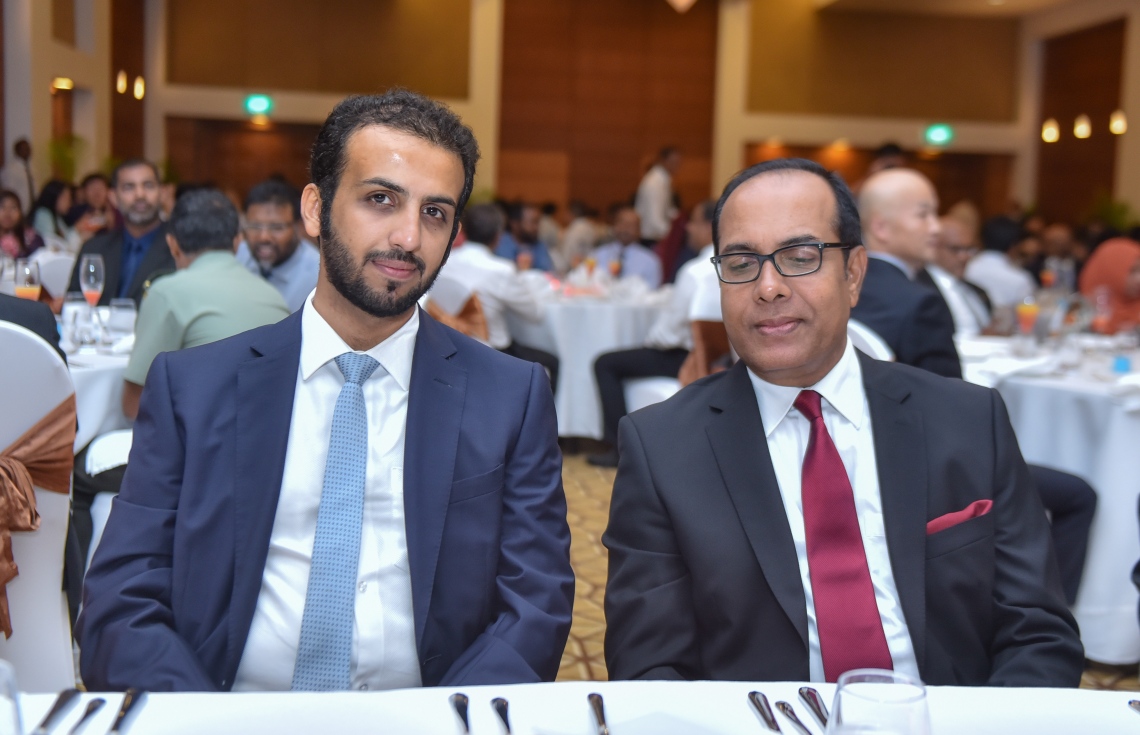 ސެޕްޓެމްބަރު 28، 2017- ރާއްޖެ އާއި ޗައިނާއާ ދެމެދު އޮތް ގުޅުމަށް 45 އަހަރު ފުރުން ފާހަގަކުރުމަށާއި އެ ގައުމުގެ 68 ވަނަ ގައުމީ ދުވަސް ފާހަގަކުރުމަށް ބޭއްވި ހަފުލާގެ ތެރެއިން.---މިހާރު ފޮޓޯ: ހުސެއިން ވަހީދު