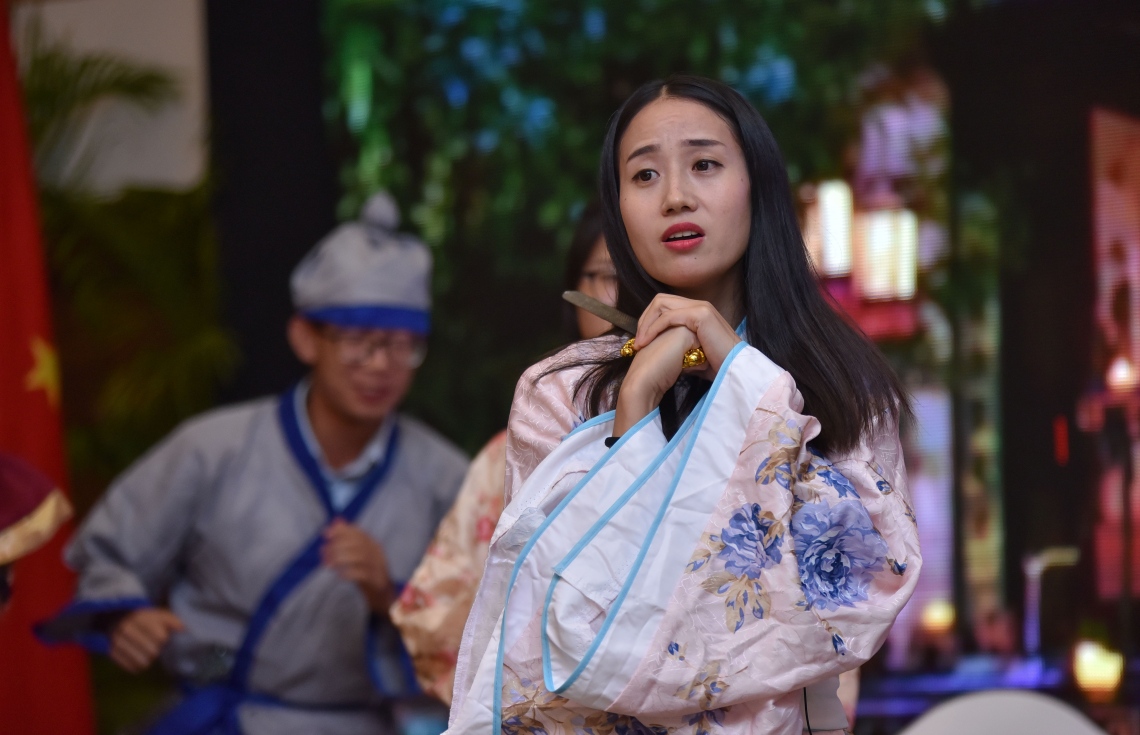 ސެޕްޓެމްބަރު 28، 2017- ރާއްޖެ އާއި ޗައިނާއާ ދެމެދު އޮތް ގުޅުމަށް 45 އަހަރު ފުރުން ފާހަގަކުރުމަށާއި އެ ގައުމުގެ 68 ވަނަ ގައުމީ ދުވަސް ފާހަގަކުރުމަށް ބޭއްވި ހަފުލާގެ ތެރެއިން.---މިހާރު ފޮޓޯ: ހުސެއިން ވަހީދު