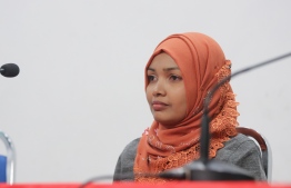 Maldives Broadcasting Commission's member Zeena Zahir: the parliamentary Committee on Independent Institutions approved October 12, 2020, to dismiss her from Broadcom. FILE PHOTO: HUSSAIN WAHEED / MIHAARU