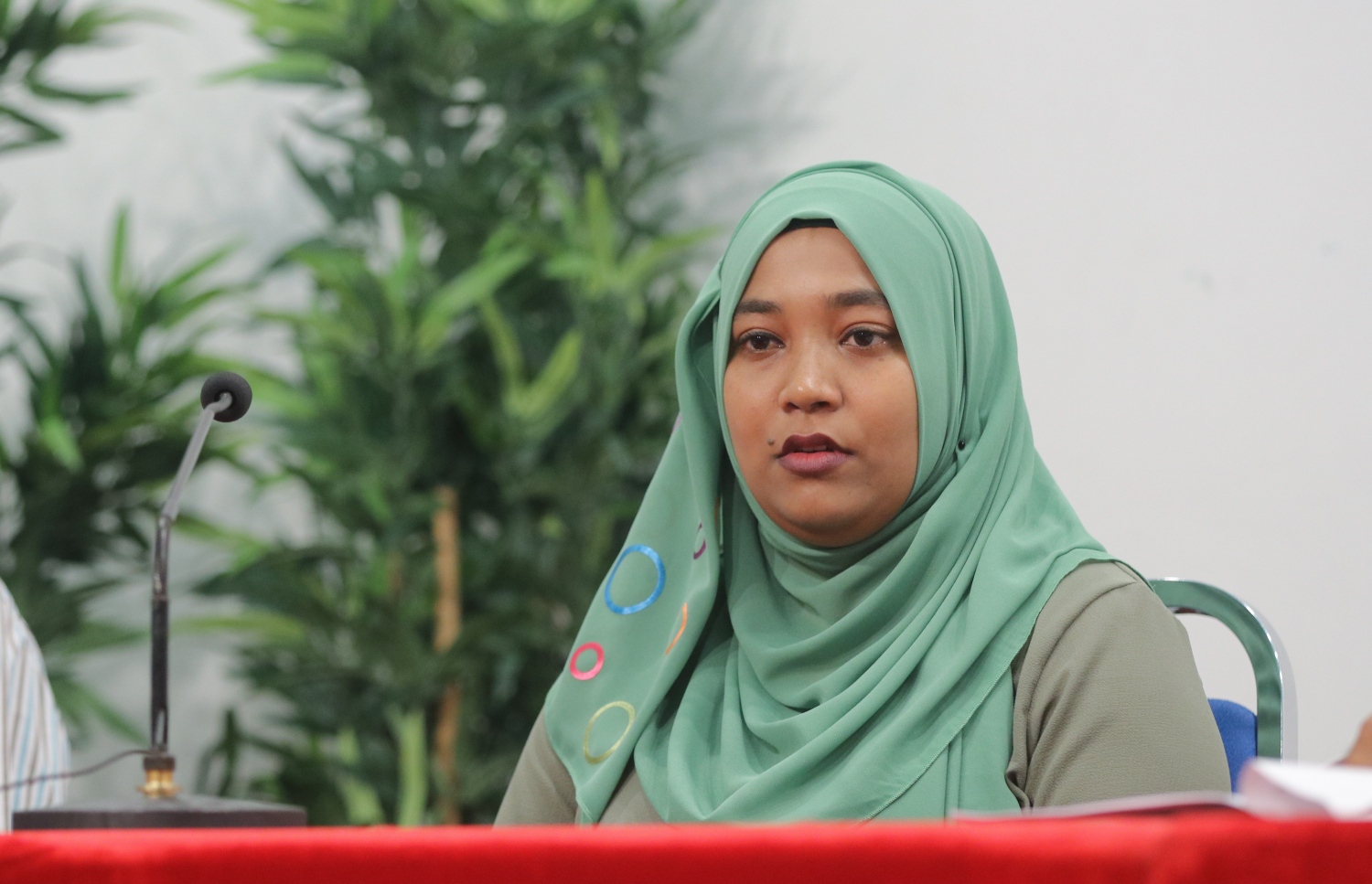 ބްރޯޑްކާސްޓިން ކޮމިޝަންގެ މެމްބަރު ޒޭނާ-- މިހާރު ފޮޓޯ