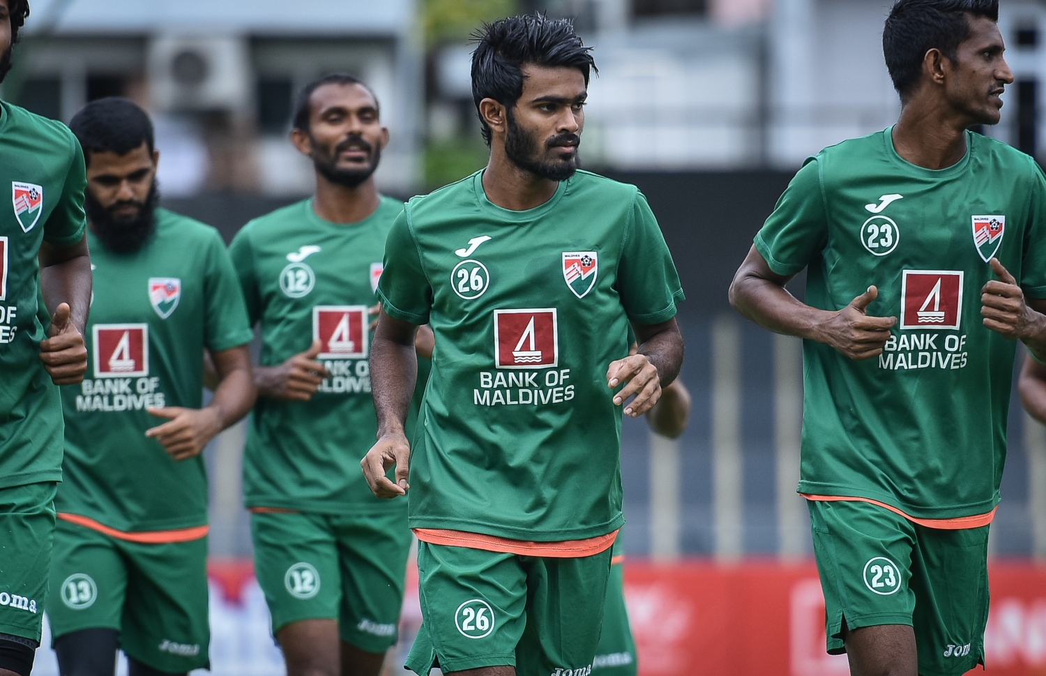 އިއްޔެ ބޭއްވި ގައުމީ ޓީމުގެ ފަރިތަކުރުންތަކުގެ ތެރެއިން.-- ފޮޓޯ: ނިޝާން އަލީ/ މިހާރު