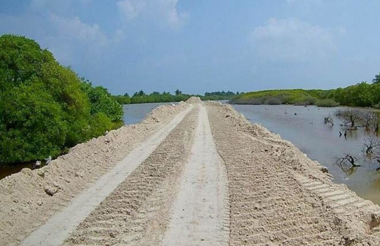 ކުޅުދުއްފުށީ އެއާޕޯޓް އެޅުމަށްޓަކައި ބިން ހިއްކުމުގެ މަސައްކަތް ކުރިން ކުރަނީ.