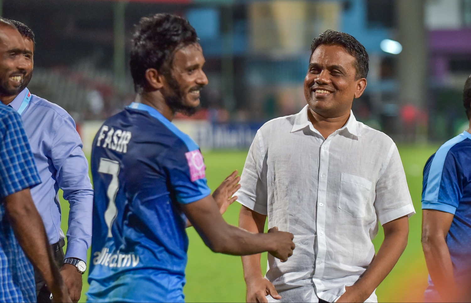 އިއްޔެގެ މެޗުގެ މޮޅު ކުޅުންތެރިއާގެ މަގާމު ހޯދި ސެންޓޭ (މ) އާއި ނިއުގެ ޗެއާމަން ޒިޔާދު--. ފޮޓޯ: ނިޝާން އަލީ/ މިހާރު