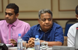 Newly appointed leader of the PPM (Progressive Party of Maldives) parliamentary group Eydhafushi MP Ahmed Saleem
