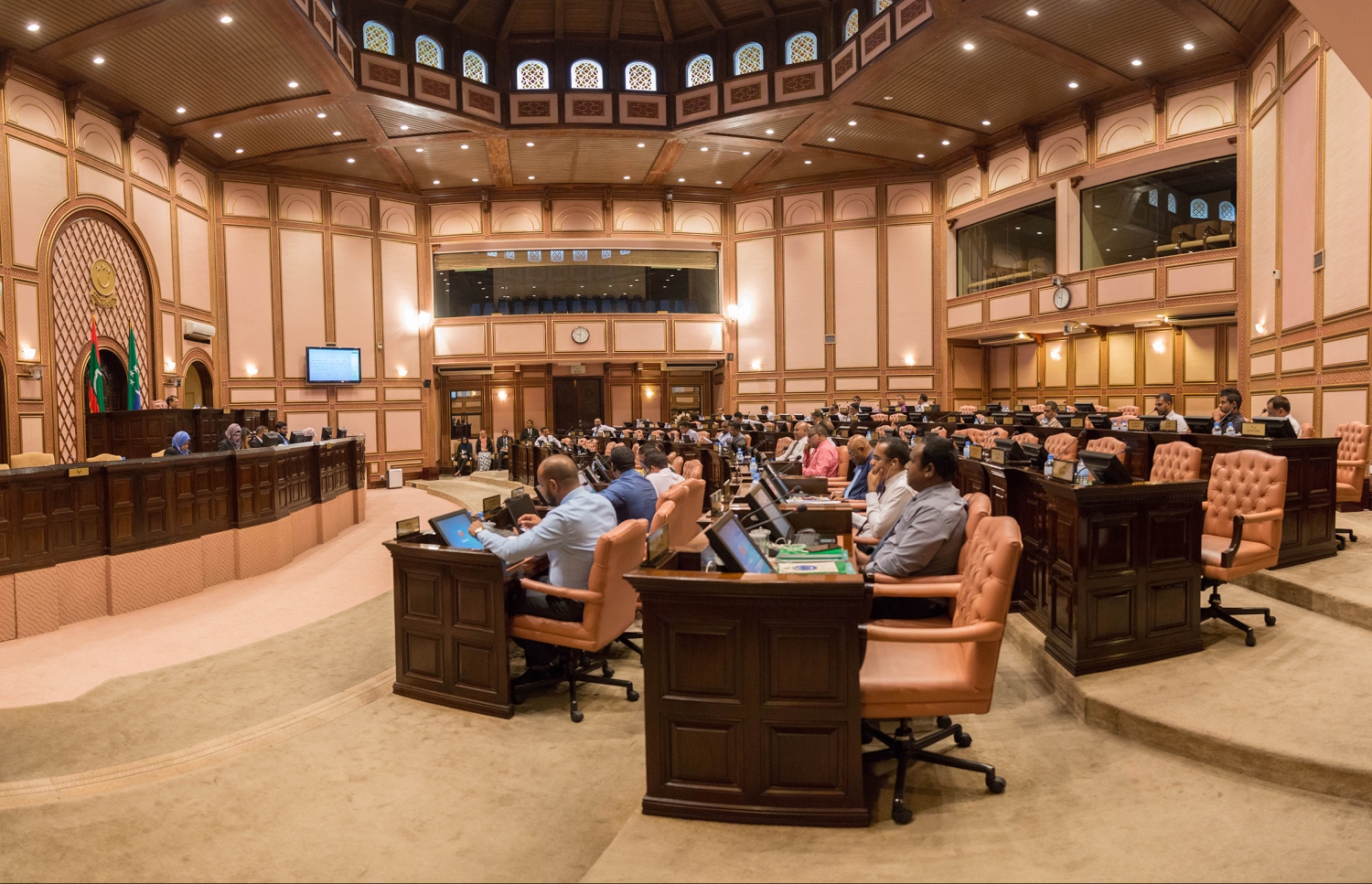 ރައްޔިތުންގެ މަޖިލީހުގެ ޖަލްސާއެއް ހިނގަމުންދަނީ. - ފޮޓޯ: މަޖިލިސް