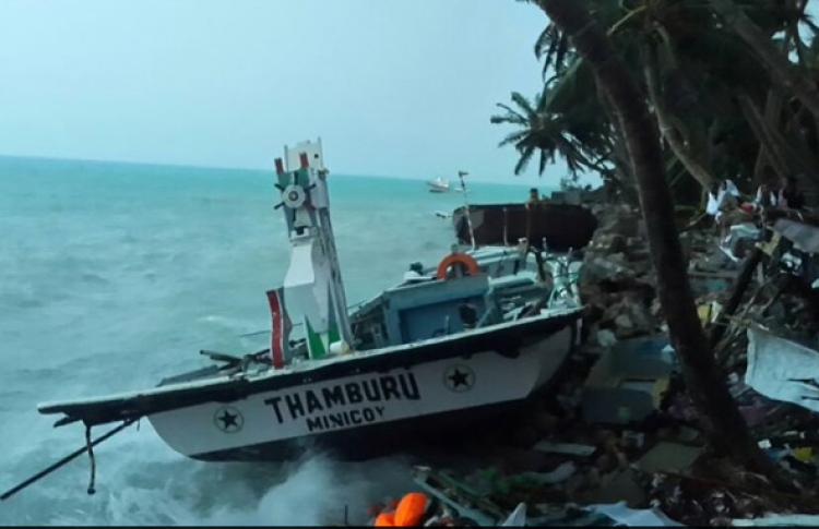 ތޫފާނުގައި ގެއްލުނު މީހުން ހޯދަން ސިފައިން ނުކުމެއްޖެ