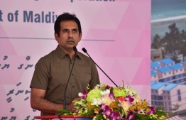 Former Minister of Economic Affairs Mohamed Saeed. PHOTO: HUSSEIN WAHEED/ MIHAARU