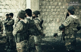 Maldivian insurgents in Syria. PHOTO: UNKNOWN 