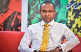Hassan Latheef, chairperson of MDP. PHOTO: NISHAN ALI/MIHAARU