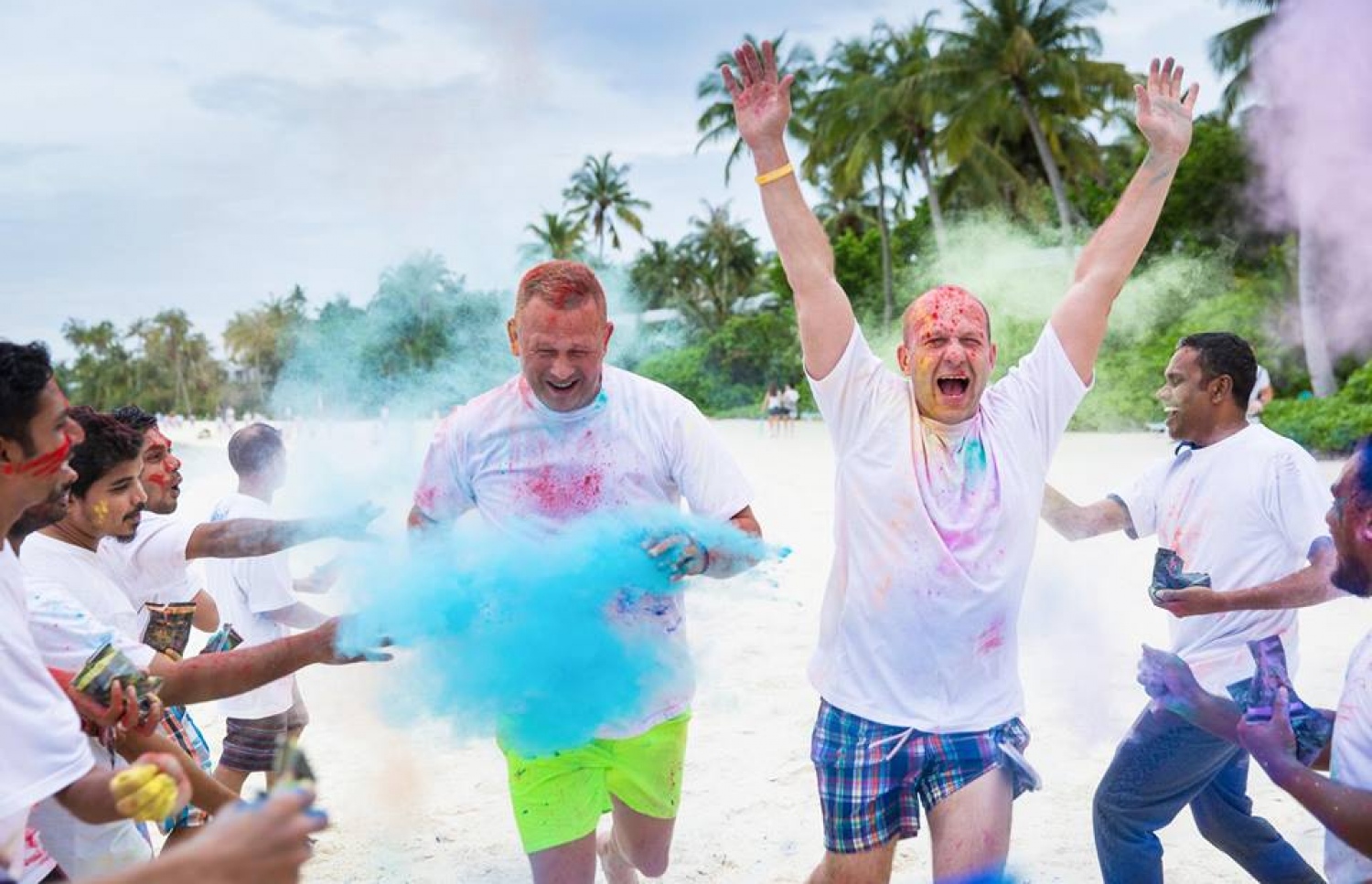 ކަޑިންމަ ރިސޯޓުގެ ކުލަ އާޓް ފެސްޓިވަލުގައި ބޭއްވި ކުލަ ރަން. .-- ފޮޓޯ: ކަޑިންމަ މޯލްޑިވްސް