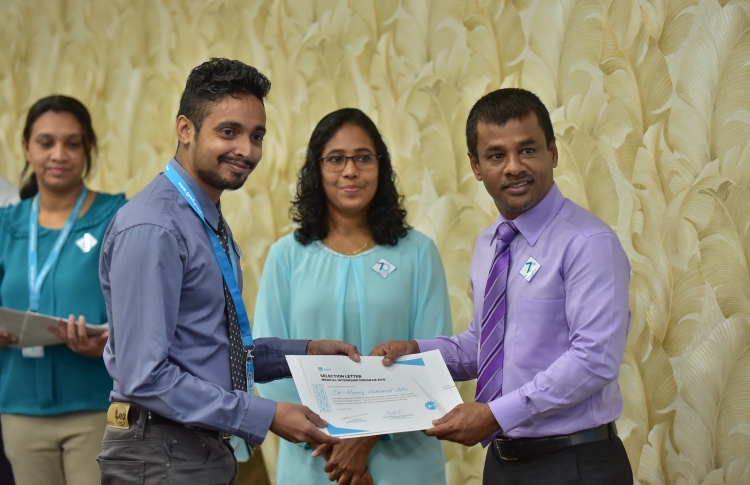 އައިޖީއެމްއެޗުގައި މެޑިކަލް އިންޓާންޝިޕް ފަށައިފި