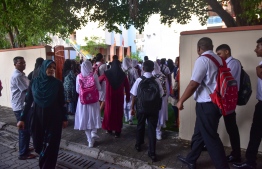 Aiming to further student engagement in health matters, 'Tiny Hearts of Maldives' announced it would schedule the pilot launch of its 'School Corridor Activity Circuit' for September 29 as part of the World Health Day celebrations. PHOTO: MIHAARU