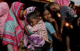 Hundreds of thousands of Rohingya are living in refugee camps in Bangladesh