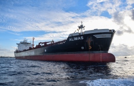MT Alimas; one of the oil carriers used by STO-- Photo: Mihaaru