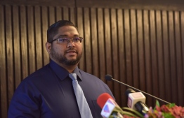 Attorney General (AG) Mohamed Anil speaking during an event.