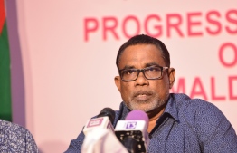 PNC Vice President and Fonadhoo MP Abdul Raheem Abdulla HUSSAIN WAHEED/ MIHAARU