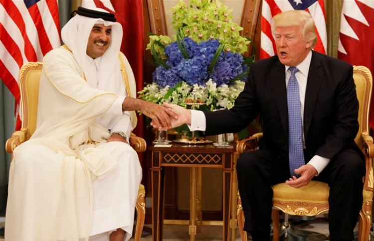 ސައުދީ އާއި ގަތަރުގެ ވެރިން ޓްރަމްޕް އަރިހަށް