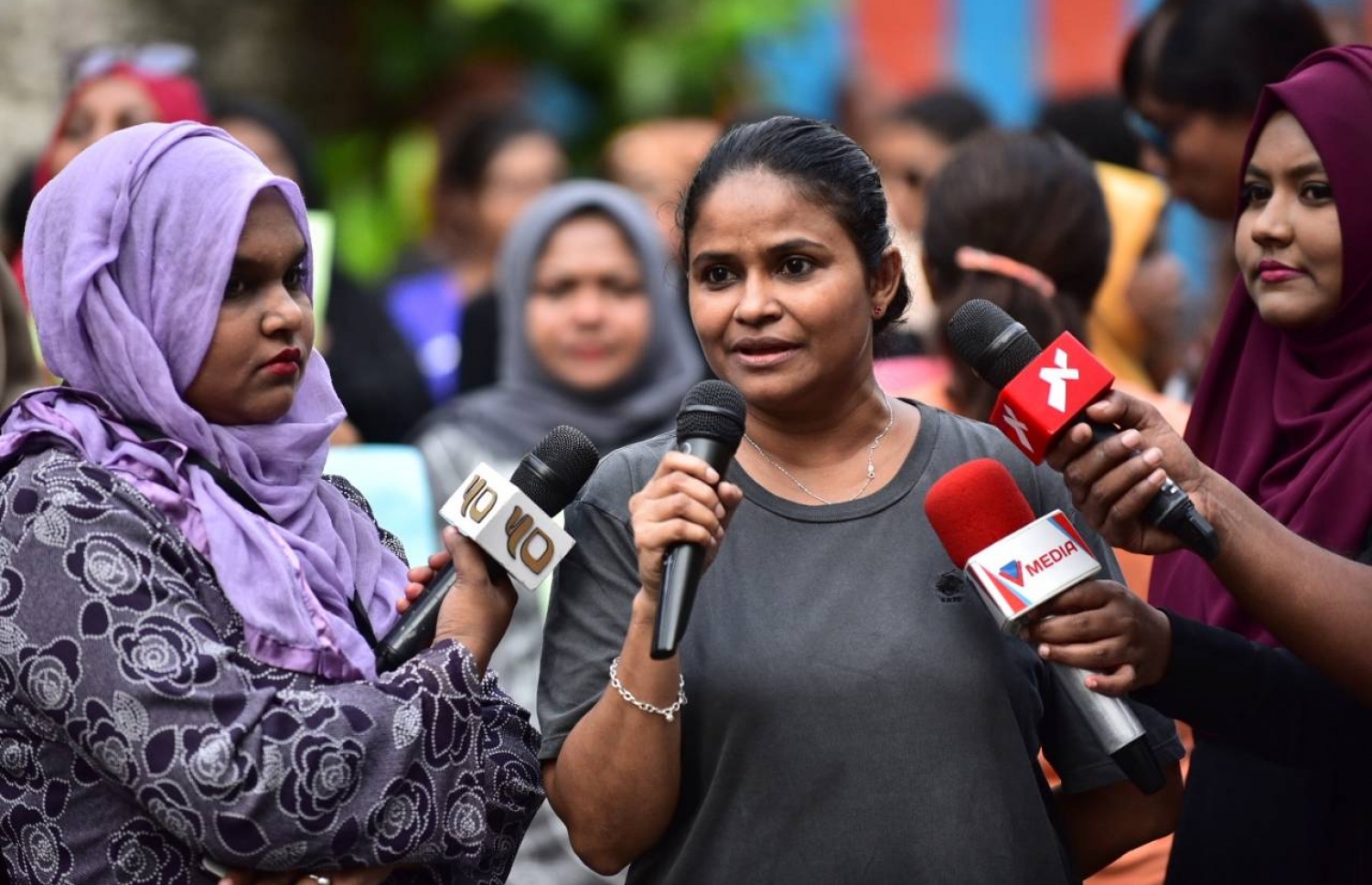 އަންހެނުންގެ ދުވަސް ފާހަގަ ކުރުމަށް މިއަދު ބޭއްވި އެއްވުމުގައި ނާދިރާ ވާހަކަ ދައްކަނީ-- ފޮޓޯ: ހުސައިން ވަހީދު/މިހާރު