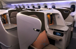 Singapore Airlines Dreamliner series hosts 36 business class seats. PHOTO: MIHAARU.
