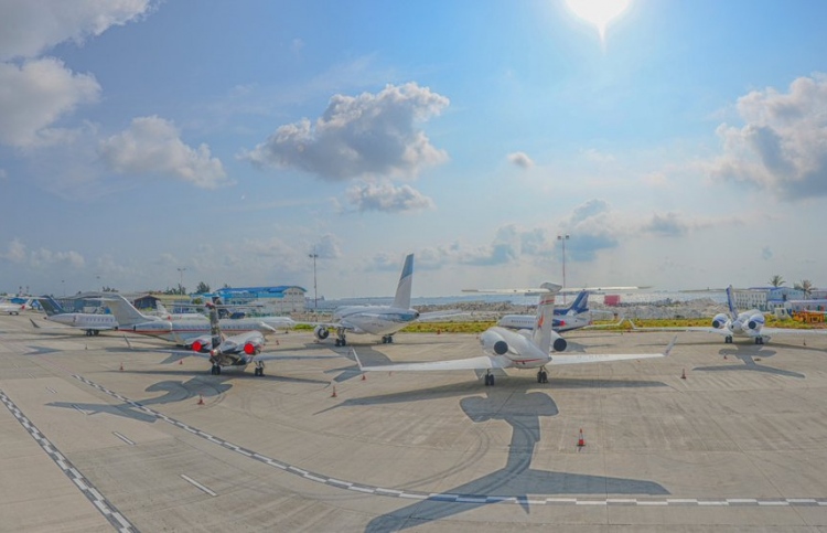 ވެލާނާ އެއާޕޯޓްގައި އިއްޔެ 29 ޖެޓް ޕާކްކުރި