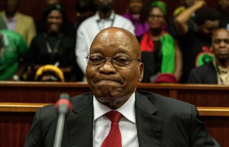 ސައުތު އެފްރިކާގެ ކުރީގެ ރައީސް ކޯޓަށް ހާޒިރުކޮށްފި