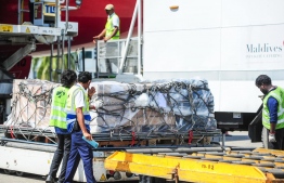 Cargo throughput at Velana International Airport. PHOTO: MIHAARU
