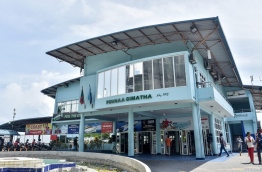 Hulhumale Ferry Terminal in capital Male. MIHAARU PHOTO