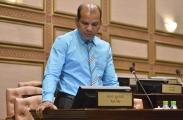Ruling lawmaker and Dhidhdhoo constituency MP Abdul Latheef Mohamed pictured in Parliament. FILE PHOTO