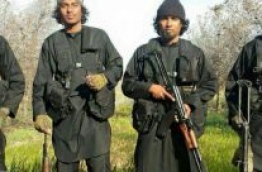 Some Maldivian Jihadists pictured in Syria.