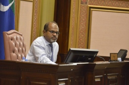 Jailed former deputy speaker Ahmed Nazim. He has sought asylum from the UK.