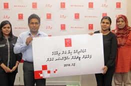 Dhiraagu has sponsored the staff of Kuda Kudhinge Hiya since 2008 and provided relief and aid to the shelter in various forms. PHOTO/DHIRAAGU