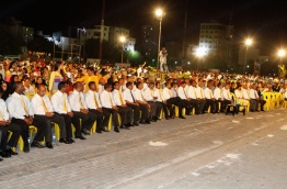 An earlier MDP rally held in the capital Male. PHOTO/MDP