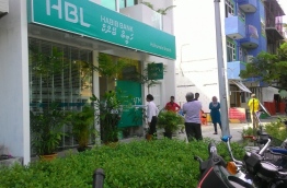 Opening ceremony of Habib Bank's branch in Hulhumale. PHOTO/MIHAARU