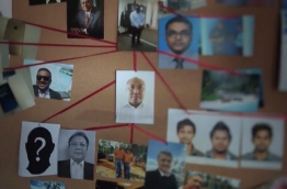 A screen grab of the Al Jazeera documentary “Stealing Paradise’ shows the web of top government officials and secret foreign businessmen involved in the scandal to steal and launder millions of dollars from the state coffers.