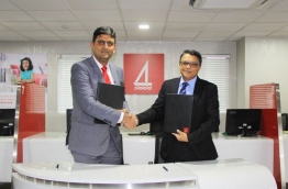 BML signed an agreement with Centurion PLC, a leading shipping and logistics service provider Thursday to act as its collecting banker during the IPO. PHOTO/BML