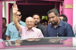Former President Maumoon Abdul Gayoom. PHOTO: Mohamed Sharuhaan/Mihaaru