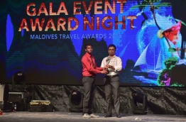 During the Gala Event Award Night of the MATATO Maldives Travel Awards 2016 at Olhuveli Resort. PHOTO: MOHAMED SHARUHAAN/MIHAARU