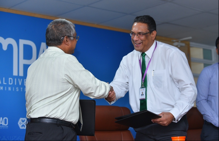 ޑައުން ޕޭމަންޓް ދައްކަން ސީބީއެމްއާ އެކު ސޮއިކޮށްފި