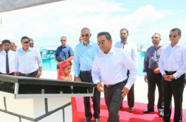 Maldives President taking part in a state function. PHOTO:President Office