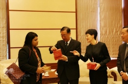 Prosecutor General Aishath Bisham in China PHOTO:PG Office