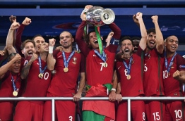 Portugal beat France 1-0. / AFP PHOTO / FRANCK FIFE