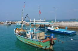 The Sri Lanka fishing vessel found adrift off the coast of H.A. Thuraakunu. PHOTO/SOCIAL MEDIA